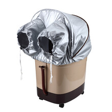 安尚电动按摩足浴盆 泡小腿自动加热按摩深桶电动按摩足浴盆加热按摩洗脚泡脚足浴 深通电动按摩带蒸腿罩