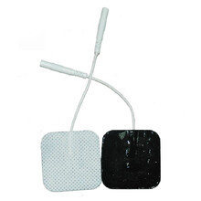 诺威娜 电脑中频治疗仪粘性电极片理疗仪理疗贴片无纺布 4X4cm 十对(口径2.5mm)