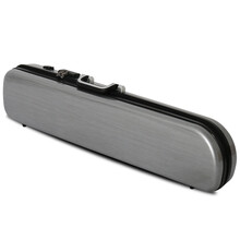 新型双肩背二胡盒子 ABS树脂琴盒 防盗密码锁湿度计 二胡硬包配件 【拍立减】银灰色