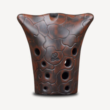 空谷埙 演奏埙十孔GFA调牛头埙 好吹还可以当茶宠 刻字自选 埙乐器 G调左起