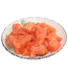 国际	鲜有汇聚 冰鲜三文鱼（大西洋鲑） 鱼丁500g 袋装