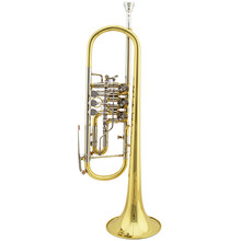 津宝小号JBTR-440 小号乐器 扁键小号专业小号三按键管乐器 金色