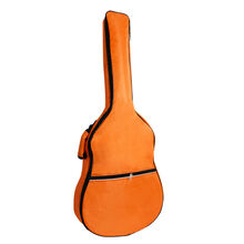 名森彩色吉他包双肩民谣木吉他包加棉加厚防水防尘背包 旅行 便携 41寸柠檬黄