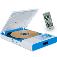 熊猫F385 随身听CD机便携cd播放机初中生学习英语复读机DVD插卡光盘U盘cd播放器VCD音响 白色+8G学习卡（含英语资源）