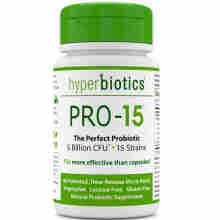 海瓶美国原装进口 Hyperbiotics 益生菌胶囊  60粒 1瓶装