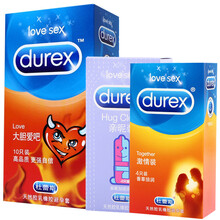 杜蕾斯durex 大盒装避孕套 房事超薄安全套小号保险套 装套套 成人情趣用品 16只装 实惠套餐+随机4片(共14片)