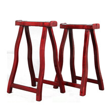 梵巢 古筝a型支架 筝琴通用架子腿 古筝A型琴架 筝实木架GZ-216 红色泡桐木 ZR-07