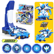 奥迪双钻 爆裂飞车3代2星能觉醒儿童玩具变形车机器人套装暴烈 2代急速发射系列-风暴圣骑
