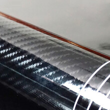 点缤 汽车用品碳纤维贴纸 立体车身贴膜改装内饰装饰全车贴拉花3D改色膜 亮黑5D超感152CM宽度*1米