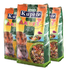 小仓鼠粮仓鼠饲料金丝熊粮腮鼠搬仓主粮食零食饲料小苍鼠过冬花枝布丁珍珠瓜食物仓鼠粮食 K085果蔬鼠粮(1kg)