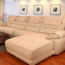 欣雨禾 皮沙发垫夏季透气凉席垫真防滑坐垫子套装四季通用布艺简约贵妃组合沙发套罩巾定做 防滑升级--米黄色 联系客服定制尺寸【拍前联系客服】