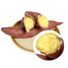 陕西板栗红薯 红皮番薯秦薯  农家地瓜山芋 新鲜蔬菜粗粮 2.5kg