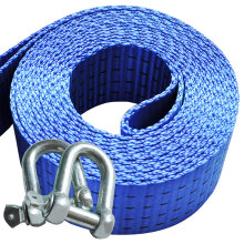 悦卡（YUECAR）汽车拖车绳 车用捆绑带牵引绳拖车带应急拉车绳 5米10吨蓝色款