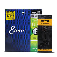 Elixir Nanoweb 覆膜电吉他弦 伊利克斯OPTIWEB 09-42 10-46 琴弦套装 19102+三合一