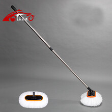 佑臂 大客车专用洗车刷子长柄伸缩软毛除尘客车货车长杆擦车工具刷车拖把 新款加厚洗车刷+备用刷头 大型货车