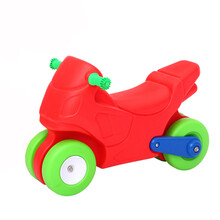 儿童动物滑行车学步车溜溜车四轮滑滑车塑料童车滑行玩具车 摩托车