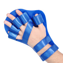 麦德威（medwe） 医用分指固定器 中风脑梗塞康复器材 偏瘫康复分指板 手指固定 手指矫正器 蓝色功能位 左手