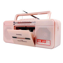 熊猫（PANDA） F336复读机录音机磁带收音机一体机收录机多功能播放器音响老年人磁带机学习播放机 红色