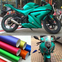 格林卡 摩托车贴纸贴膜贴花改色膜冰膜 摩托车改装电动车个性装饰车身贴小龟鬼火福喜迅鹰巧格贴膜 冰蒂芙尼(宽1.5*0.5米)