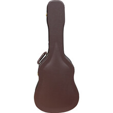 SAGA萨伽吉他包箱盒 41寸原装吉它箱 加厚硬盒琴箱 41寸原装高档吉他盒箱-棕色