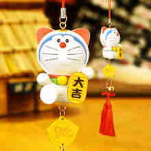 范特 车内饰品摆件汽车内饰用品大全车载中控台装饰哆啦A梦摇头公仔 机器猫手办 汽车挂件哆啦A梦卡通公仔