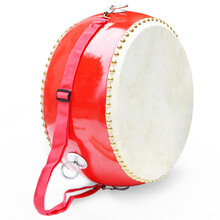 网童奇贝5 6 7 8 9 10寸牛皮鼓儿童小鼓大鼓堂鼓锣鼓 乐器鼓战鼓 儿童敲鼓玩具 10寸牛皮鼓口径33cm*高度17cm（6岁以上）