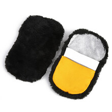 擦鞋手套皮具清洁擦鞋布套抛光手套包皮鞋擦布软毛鞋刷擦鞋布手套鞋刷子软毛擦皮鞋神器鞋清洁毛绒鞋油刷鞋工