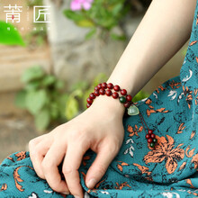 莆匠 印度小叶紫檀手链女款 清新民族风手串文艺饰品 送女友送闺蜜送老婆礼物
