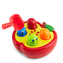 迪孚儿童益智大号打地鼠敲打玩具 敲击果虫