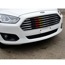 润华年  福特福克斯车贴拉花锐界蒙迪欧改装福睿斯装饰贴纸翼虎中网改色膜 福睿斯 黑色+红色+黄色