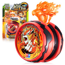 奥迪双钻 悠悠球配件火力少年王悠拳英雄回旋溜溜球yoyo男孩玩具KK轴承线绳润滑油悠悠挂 可调回旋球-天极战虎111