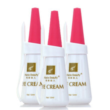 玛丽佳人 假睫毛胶水 双眼皮贴胶水 美目胶 双眼皮定型胶 防过敏假睫毛胶水黑色 红盖白色胶水12ml(三瓶装)