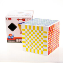 圣手六6阶魔方7七阶8八阶9九阶十10阶十一11阶魔方专业竞赛用 圣手11阶白色+备用贴纸