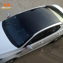 猛速 汽车仿全景天窗膜 黑亮车顶膜 三层带导气槽车顶改色膜 防水防嗮防护贴膜 改装13.5X2米 起亚智跑