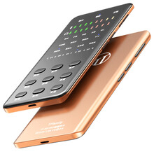 【套装版】TT-K8pro（升级版）手机声卡直播套装 手机麦克风喊麦全民K歌快手安卓苹果通用外置声卡 土豪金