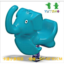 育童户外公园小区幼儿园儿童摇马弹簧摇摇乐卡通塑料动物摇摇乐 0901