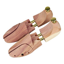 先知（Xianzhi） 鞋撑 实木鞋楦保持鞋子定型男女雪松木香除臭吸潮可调节扩大器1双 35-36码（适合37-38鞋）