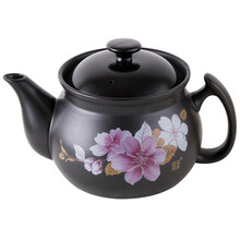 美味世家陶瓷全自动智能分体煎药壶中药壶养生壶电药锅煎药罐中药煲汤锅熬药锅煮药锅电药罐煎药机器煲药锅 3升杜鹃药锅不带底座