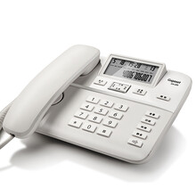 Gigaset原西门子电话机 DA260 家用座机坐式 黑名单 来电显示 双接口 办公固定电话 DA260珍珠白