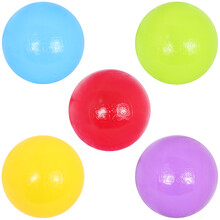 诺澳 优质波波海洋球波波五彩球宝宝婴儿童玩具 沙滩玩具 5.5cm(5个散装)(随机颜色)