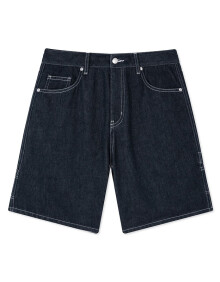 GXG奥莱 商场同款自我疗愈系列浅蓝色直筒牛仔短裤 22年夏季新款 牛仔蓝直筒短裤-GD1250497C 175/L
