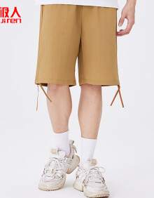 南极人（Nanjiren）日系cityboy工装短裤男夏季新款宽松大码运动休闲直筒五分裤