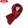 酒红色