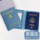 雾蓝护照 软皮