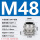 M48*1.5（线径25-33）安装开孔48毫米