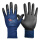 6双蓝色可触屏丁晴手套 可触屏   透气防滑面