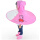 粉红色小猪斗篷雨帽S码80-120cmPEVA材质