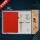 竹子熊猫+金笔+红色笔记本