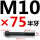 M10*75mm【半牙】 B区22#