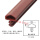 屋顶A010红棕色(1米) 材质：PVC